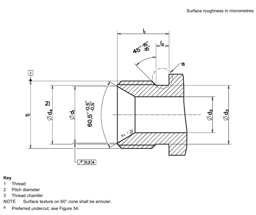 BSP_60_cone_fittings_dimension_ISO_8434_6_male
