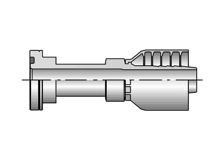 SAE Flange One piece hose fittings  (2)
