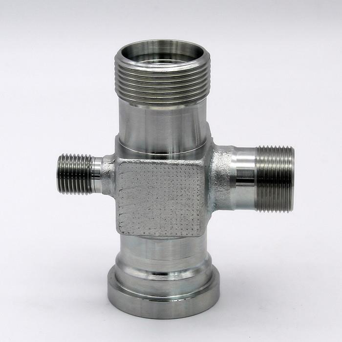 Adaptery hydrauliczne z dzielonym kołnierzem
